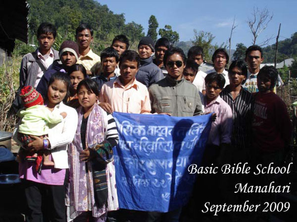 Bible School 2009 in Manahari in Makwanpur 